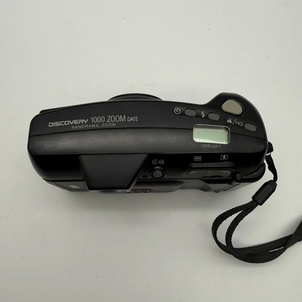 Fuji Discovery 1000 Zoom Date Camera 35mm Black Fujinon 35-80mm Panorama Case